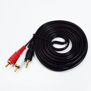 CABLE AUDIO RCA MALE @ 3.5 MM MALE 6 PIEDS