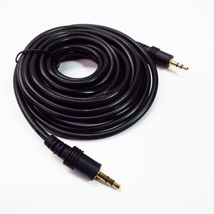 3.5 MM MALE  @  3.5 MM MALE STEREO - CABLE AUDIO AUX / 15 PIEDS