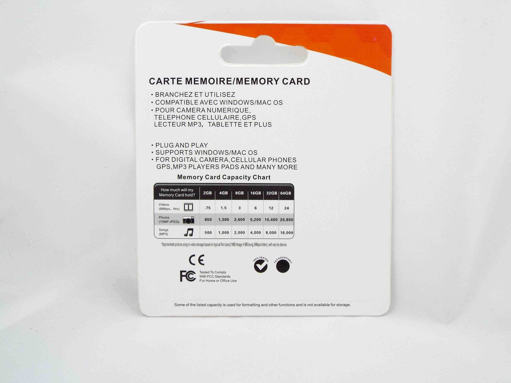 Carte mémoire micro SD 64 Go