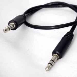 3.5 MM MALE  @  3.5 MM MALE STEREO - CABLE AUDIO AUX / 1 PIED