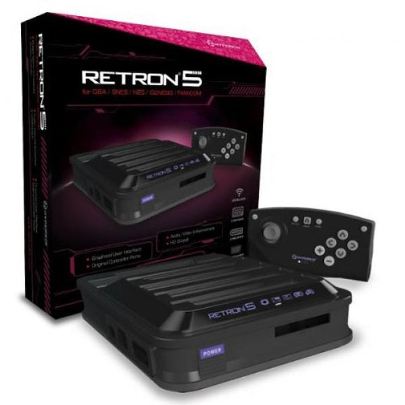 RETRON 5 POUR GBA/ GBC/ GB/ SNES/ NES ET PLUS ! NOIR